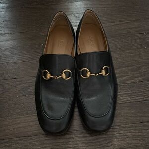 Black Gucci loafers​